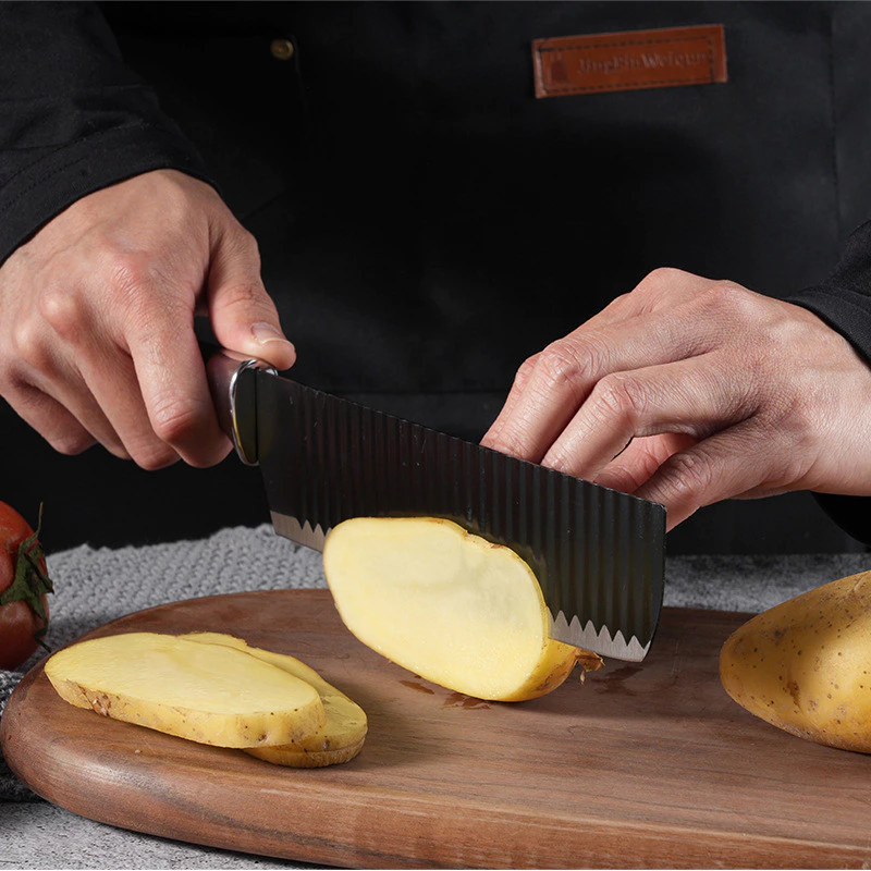 Kit facas de cozinha/Churrasco Profissional Antiaderente 6 Peças Preto/colorido 3
