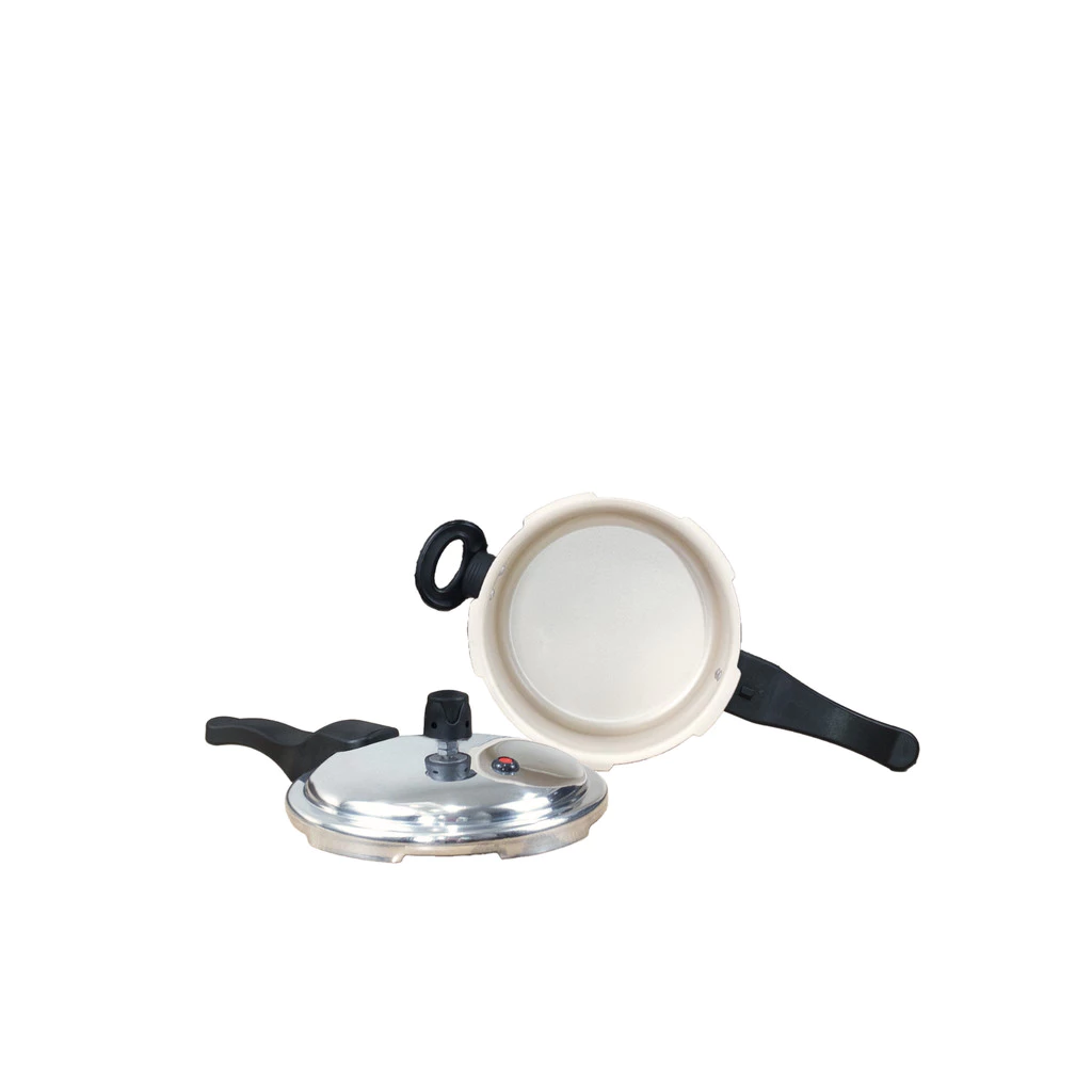 Jogo de Panelas Teflon Munique 11 Pçs com Panela de Pressão fechamento externo de 2.5L 8