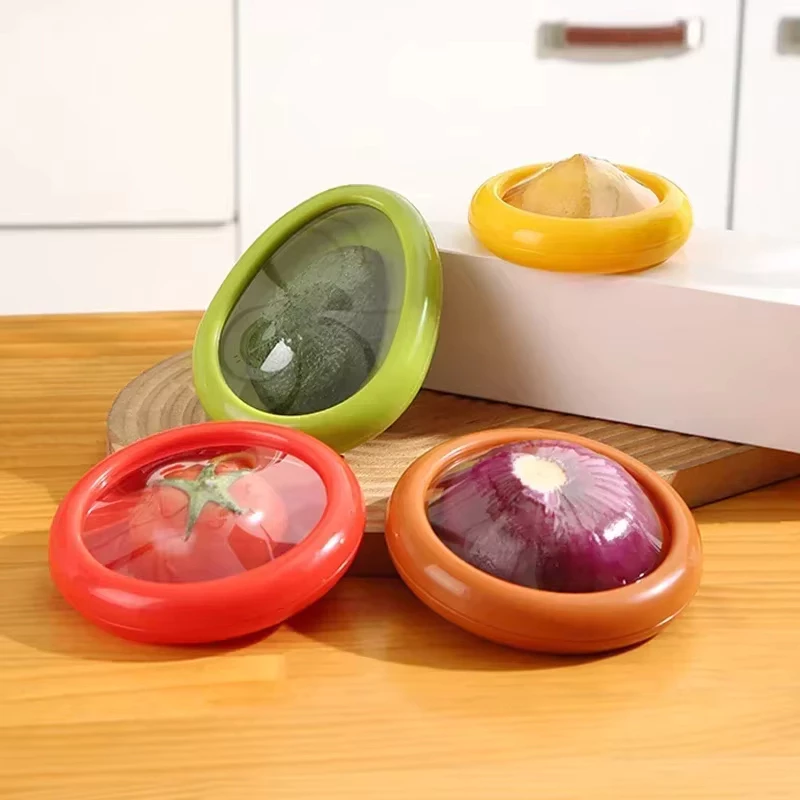 Caixa de Silicone Armazenamento Frutas/Legumes: Reutilizável 1