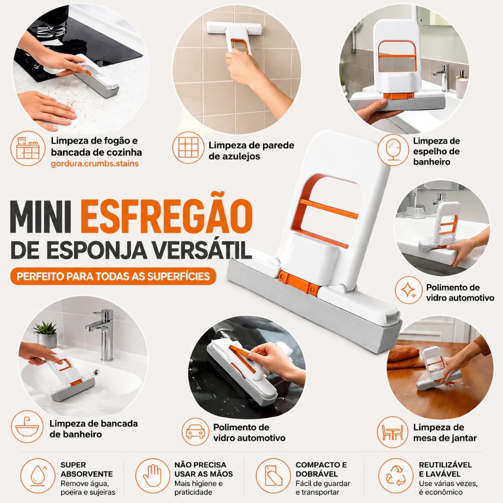 Mop de Mesa Dobrável Multifuncional 3